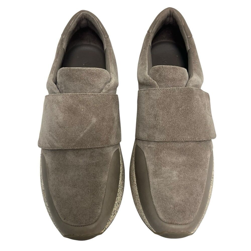 Vince Gage Suede Laceless Fashion Sneakers Wood Smoke Comfort Women’s Size 8.5 - Picture 5 of 10